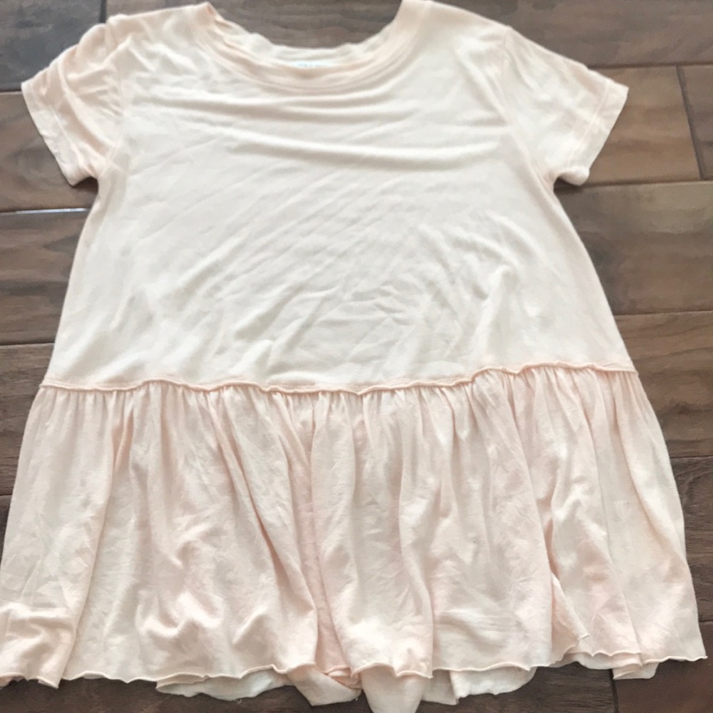 Light mink loose top